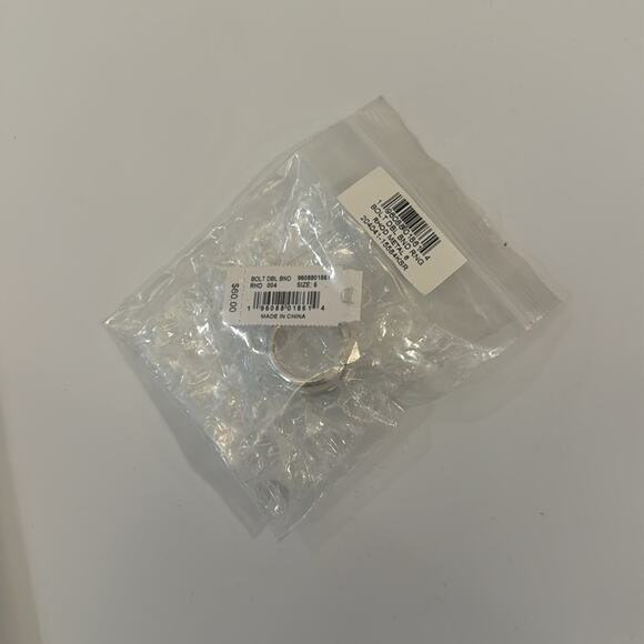 Kendra Scott Lightning Bolt Double Band Ring Size 6 - Picture 5 of 7